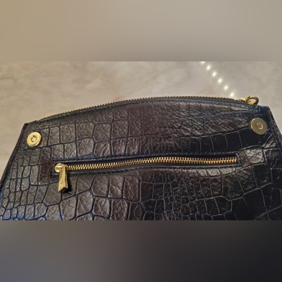 Antonio Melani crocodile embossed leather bag removable zip bag & should… - Picture 13 of 16